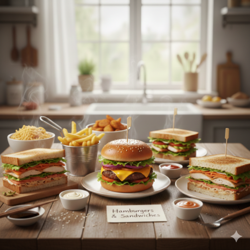 Picture of Hamburgers & Sandwiches