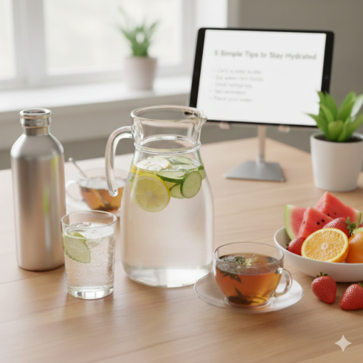 Picture of 5 simple tips to help you stay hydrated